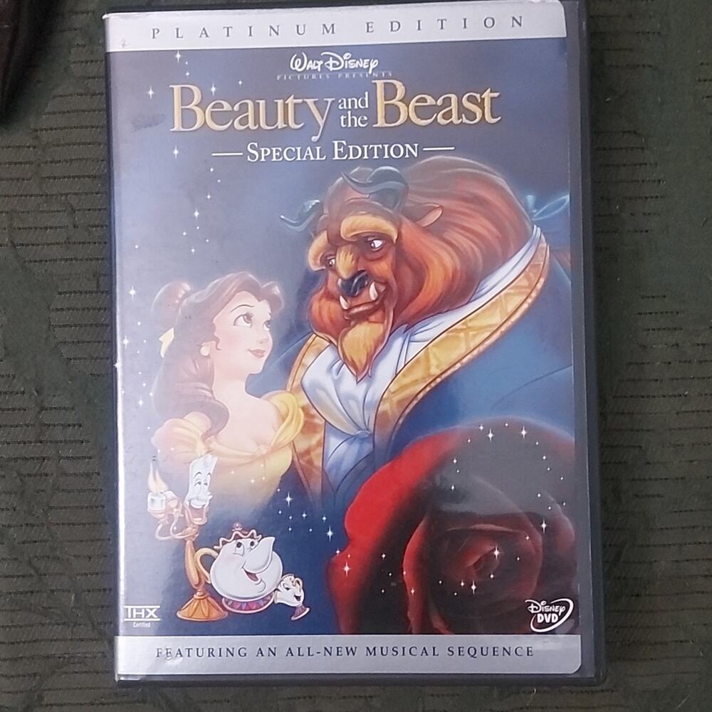 Beauty And The Beast Platinum Edition(1991) and Live Action (2017) DVD Movie Set